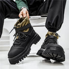 Damen gefütterte Winterstiefel mit rutschfester Profilsohle und verstellbarem Schaft R&B