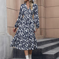 Damen Maxikleid mit eleganter Raffung und schwingendem Rock