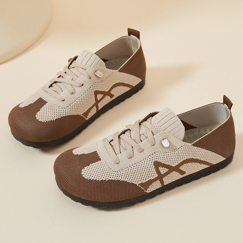 Damen Leichte Sneaker mit atmungsaktivem Mesh-Obermaterial und flexiblem Sohlenkonzept