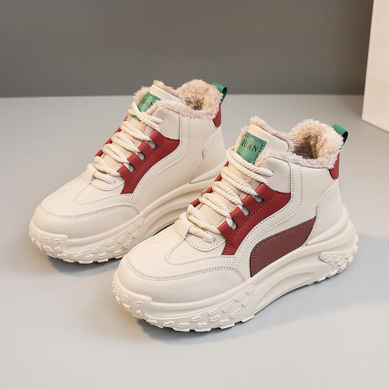 Damen Hohe Sneakers mit kuscheligem Innenfutter und robustem Sohlenprofil R&B