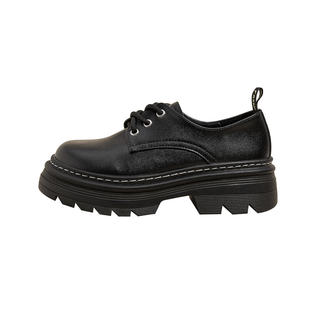 Damen Schnürschuhe mit robustem Plateau und stylishem Design R&B