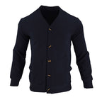 Herren Strickjacke mit hochwertigem Strukturmuster und modernen Knöpfen R&B