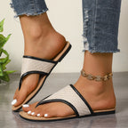 Damen Luxus Freizeitsandalen mit geflochtenem Obermaterial und komfortabler Fußbettung R&B