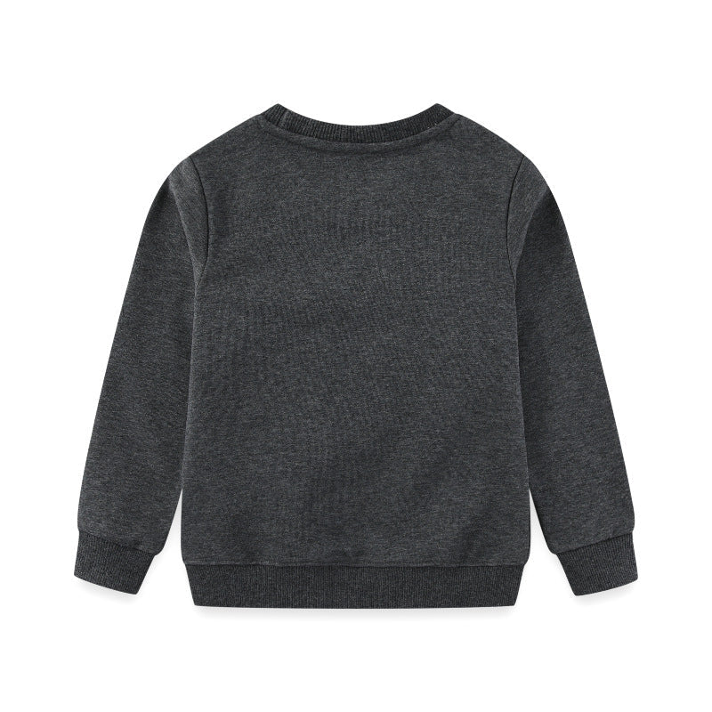 Kinder Sweatshirt mit kreativem Raketen- und Tierdesign R&B