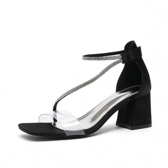 Damen Sandalen mit eleganter Glitzerverzierung R&B