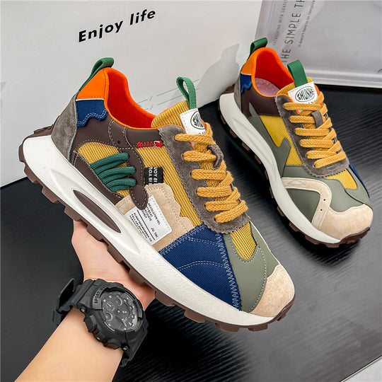 Damen Sportliche Sneaker mit atmungsaktivem Obermaterial und stoßdämpfender Sohle R&B