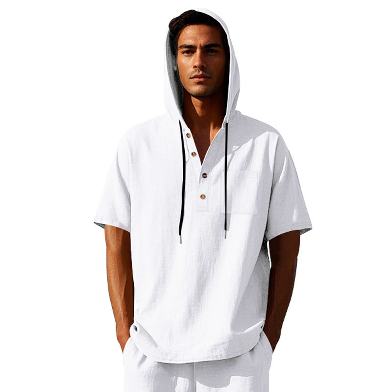 Herren lässiges Kapuzenshirt R&B