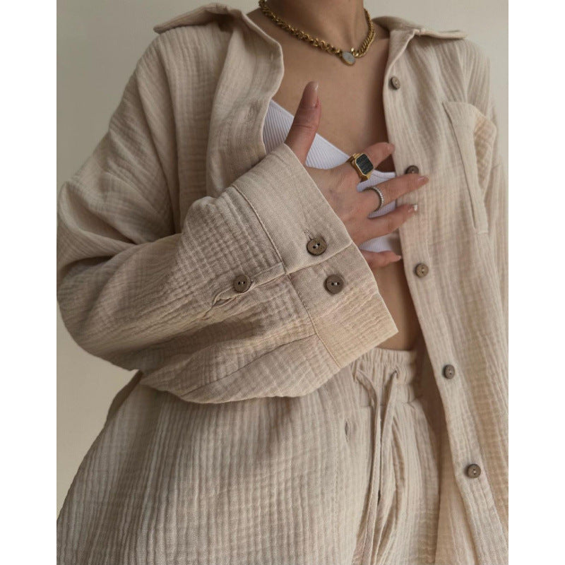 Damen modische und lässige Shirtjacke R&B