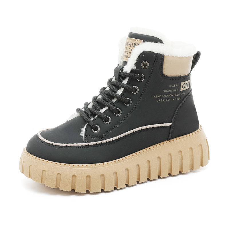 Damen Warmgefütterte Chunky Winterstiefel R&B