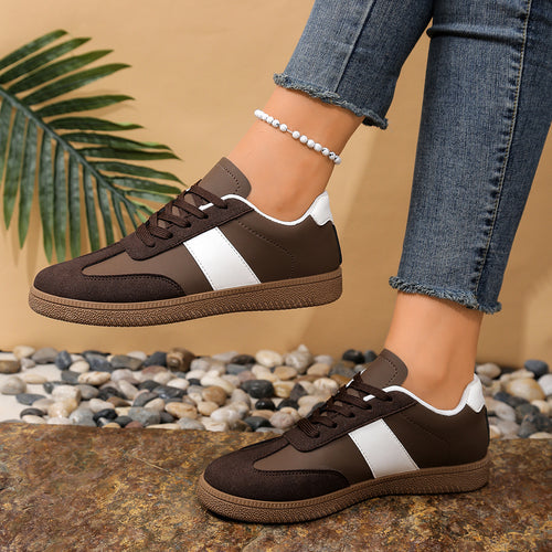 Damen Sneakers im modernen Sportschnitt mit rutschfester Gummisohle R&B