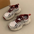 Damen Sportliche Lauf-Sneaker mit atmungsaktiver Mesh-Oberfläche und dämpfender Sohle