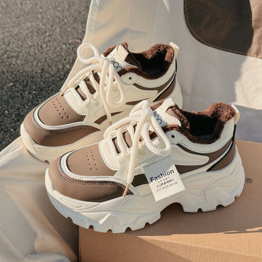 Damen Sportliche Chunky Sneakers mit weichem Innenfutter und hohem Komfort R&B