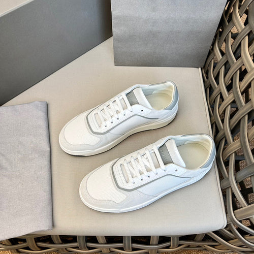 Damen Sportliche Sneaker mit atmungsaktiver Oberflächenstruktur und gepolsterter Innensohle R&B