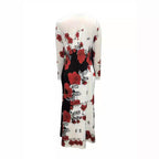 Damen Maxikleid mit floralem Design und praktischen Taschen R&B