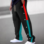 Herren Sporthose mit seitlichen Druckknöpfen R&B