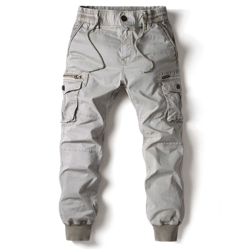 Herren Cargo-Jogginghose mit verstellbarem Bund und praktischen Taschen R&B