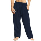 Herren bequeme Freizeit-Hose mit elastischem Bund und seitlichen Eingrifftaschen R&B