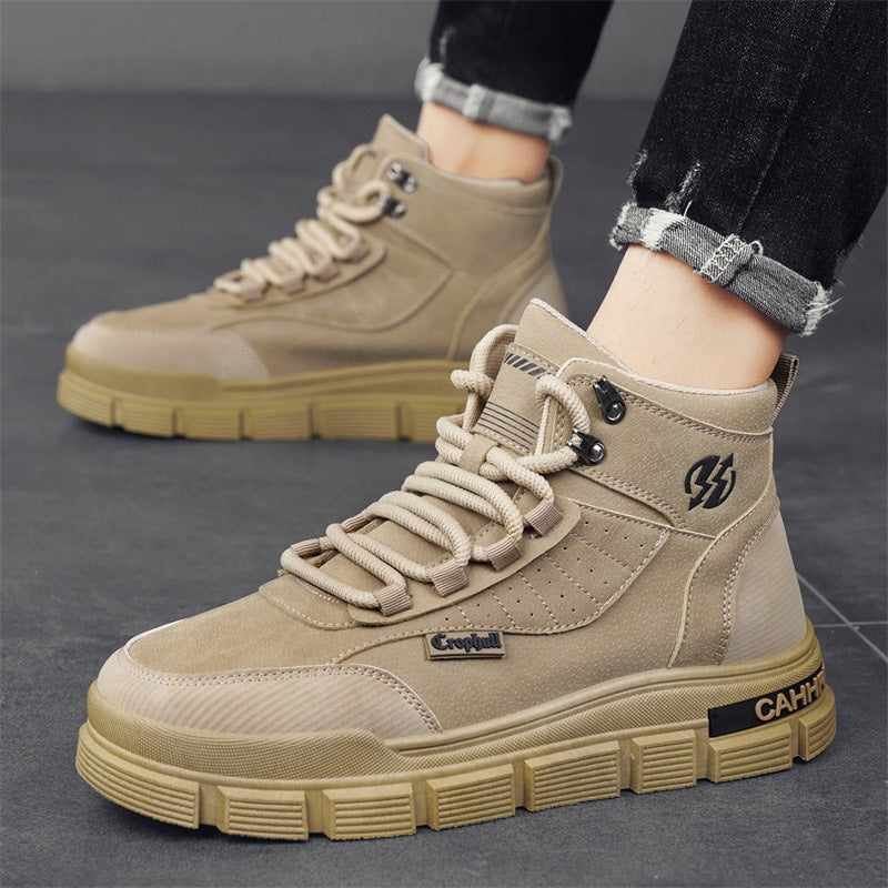 Damen moderne High-Top Sneakers mit stabiler Profilsohle R&B