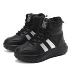 Damen Hohe und isolierte Winterstiefel mit rutschfester Sohle
