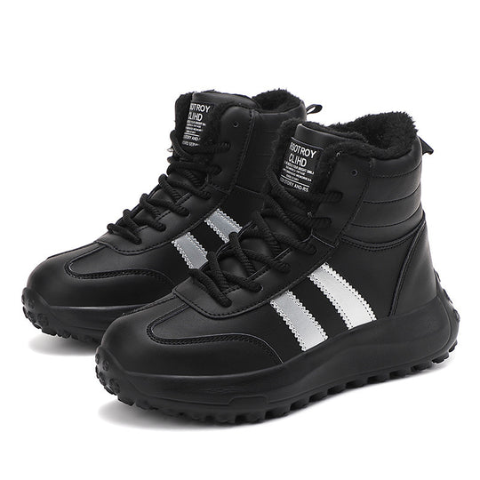 Damen Hohe und isolierte Winterstiefel mit rutschfester Sohle R&B