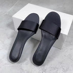 Damen Bequeme Slides mit breitem Riemendesign R&B