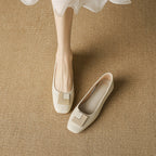 Damen elegante Ballerinas mit modischem Metallakzent R&B