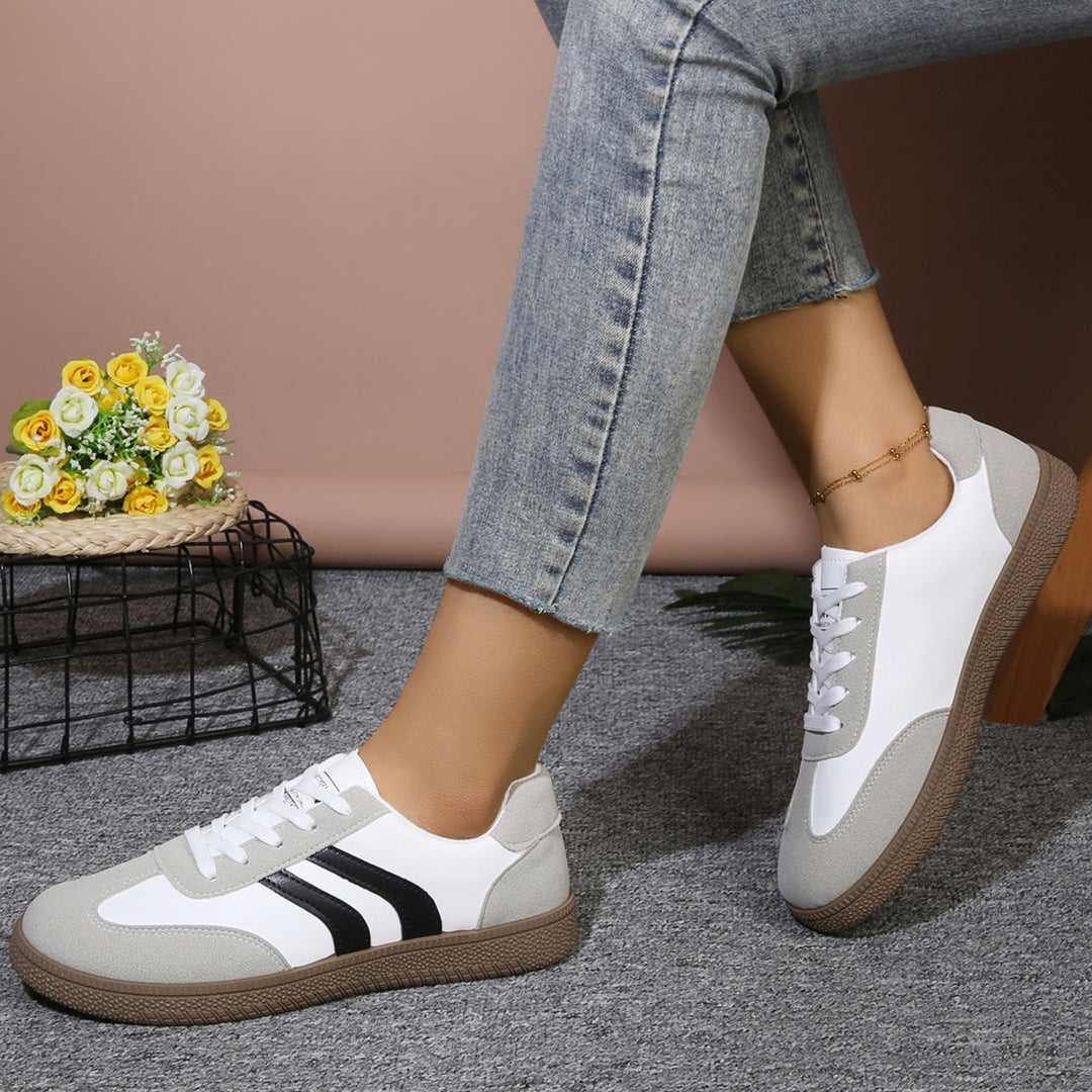 Damen Sportliche Sneakers mit trendigem Animal-Design R&B
