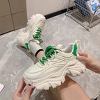 Damen Sportliche Chunky Sneakers mit hochflexiblem Sohlenprofil R&B