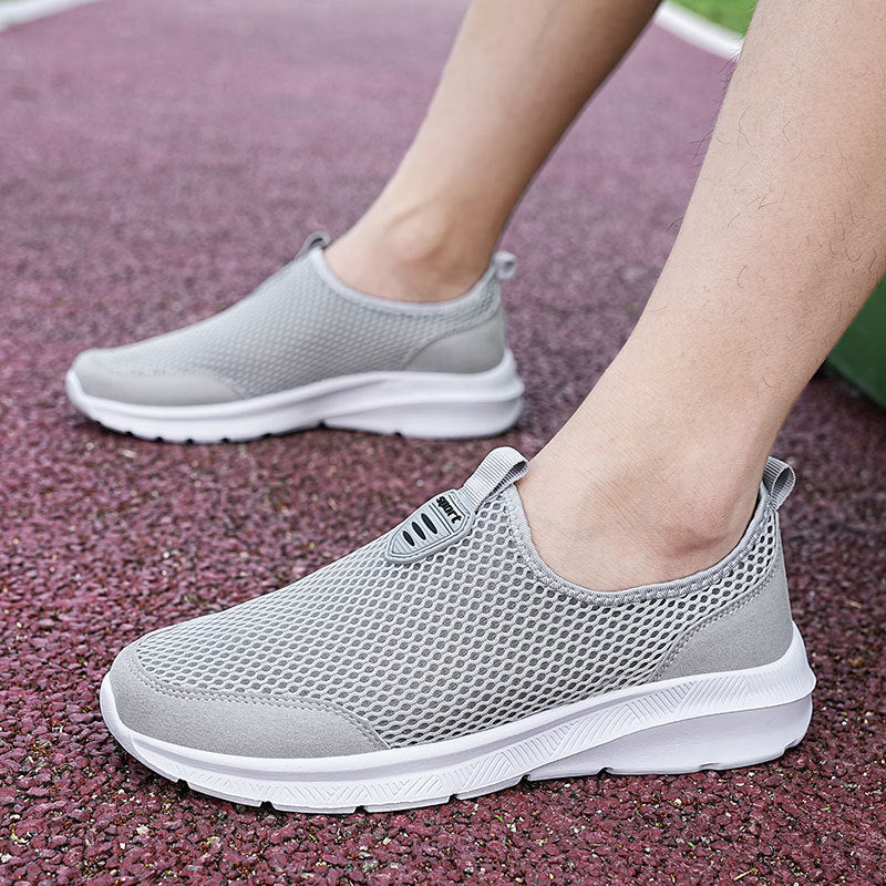 Damen Atmungsaktive Slip-On Freizeit-Sneaker mit rutschfester Sohle