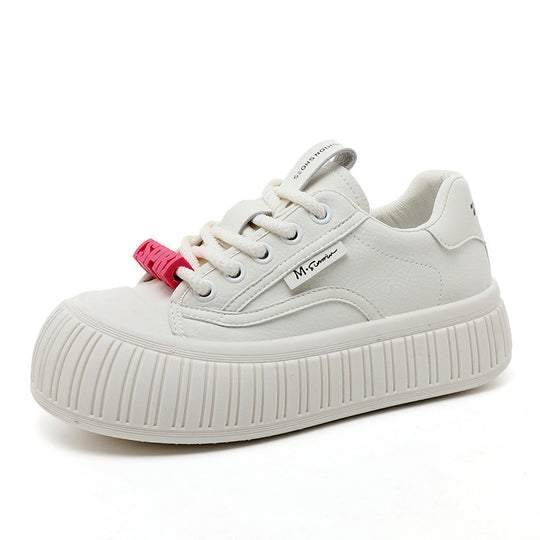 Damen Plateau-Sneaker mit trendiger Gummisohle und bequemer Dämpfung R&B