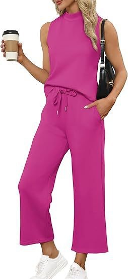 Damen Jumpsuit mit hochgeschlossenem Design und weitem Bein R&B