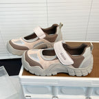 Damen Bequeme und stützende Sneakers mit Klettverschluss R&B