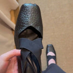 Damen Mokassins mit elastischen Überkreuz-Riemen und formschönem Design R&B