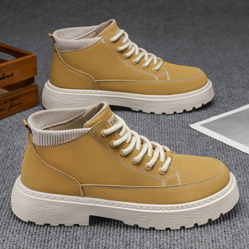 Damen Sportliche High-Top Sneakers mit gepolsterter Ferse und rutschfester Sohle