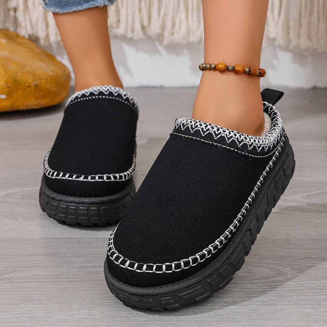 Damen bequeme Slip-On Clogs mit modischem Design und hochwertiger Sohle R&B