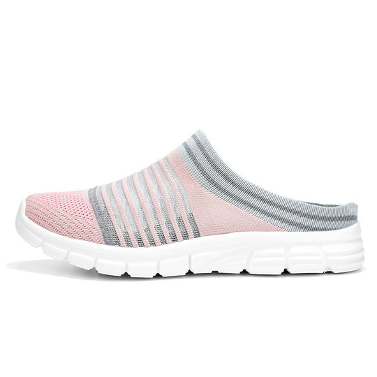 Damen Slip-On Freizeitschuhe mit atmungsaktivem Obermaterial und rutschfester Sohle R&B