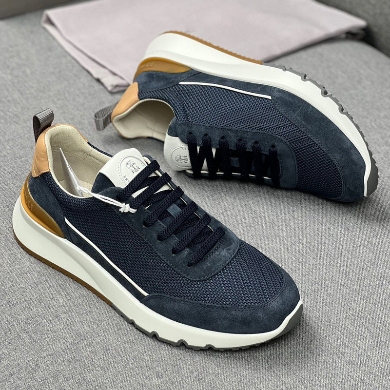 Damen modische Sneakers mit atmungsaktiver Mesh-Oberfläche und eleganten Akzenten R&B