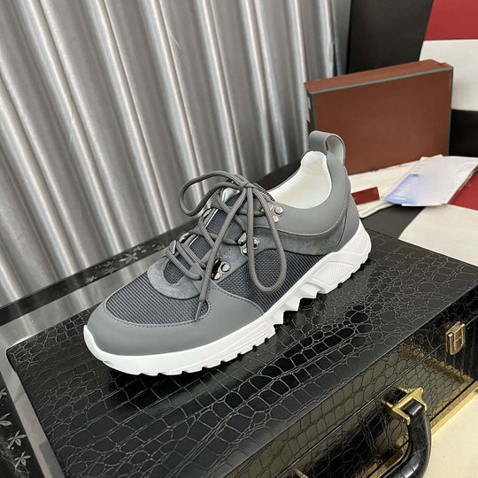 Damen Sportliche Trend Sneakers mit atmungsaktiven Mesh-Details und robustem Design von R&B