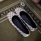 Damen Ballerinas mit glänzender Oberfläche und breitem Einstieg R&B