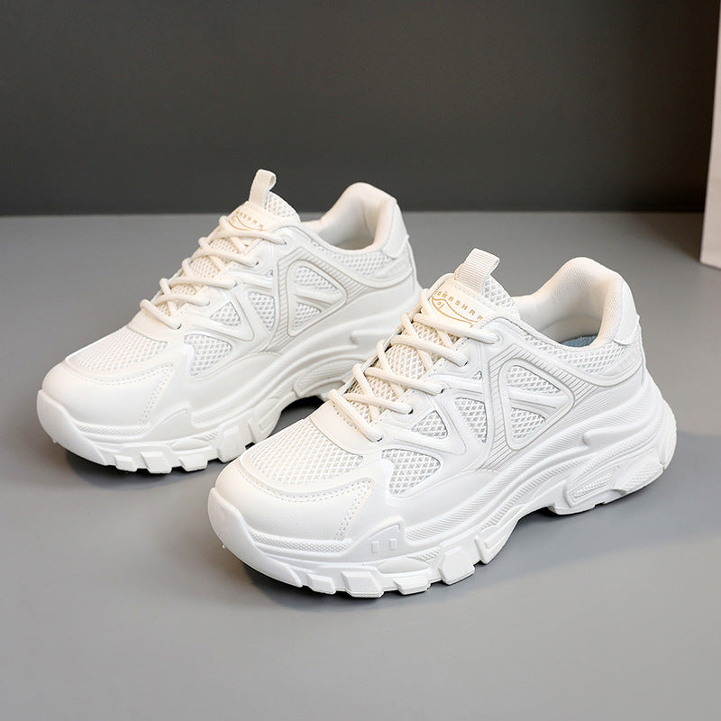 Damen sportliche Fitness Sneakers mit atmungsaktiver Mesh-Oberfläche R&B
