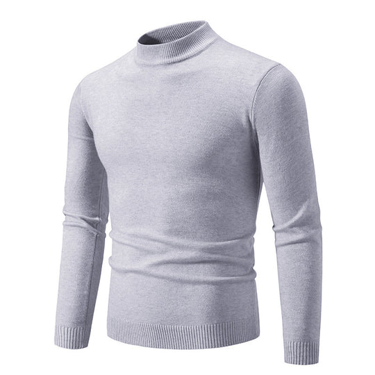 Herren Rollkragenpullover aus weichem Strickmaterial R&B