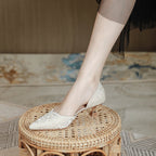 Damen elegante spitze Absatzschuhe