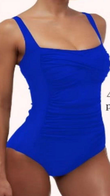 Damen Einteiler-Badeanzug mit eleganter Raffung R&B