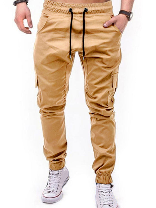 Herren Cargo-Hose mit elastischem Bund und praktischen Multifunktions-Pockets R&B