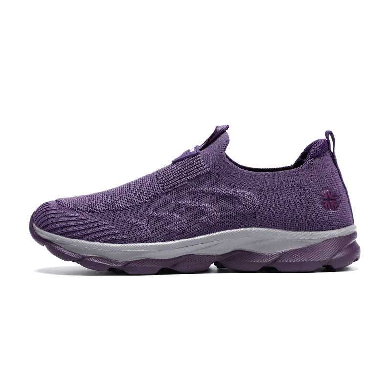 Damen Bequeme Slip-On Laufschuhe mit Elastischem Einstieg R&B