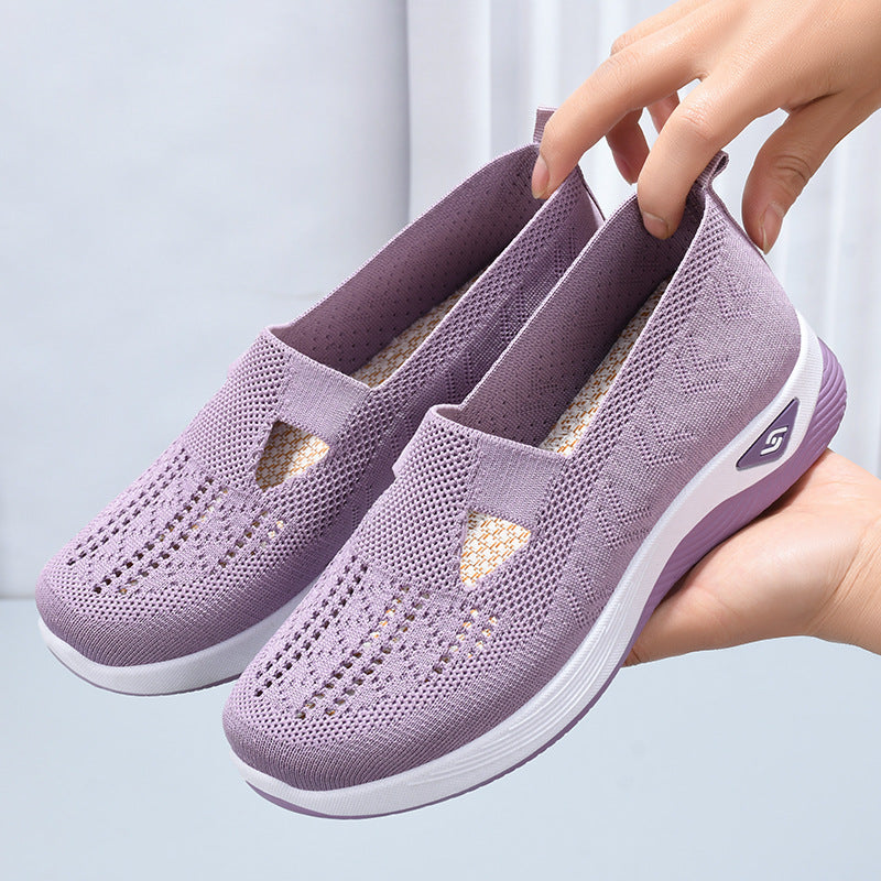 Damen Atmungsaktive und flexible Slip-On Sportschuhe R&B