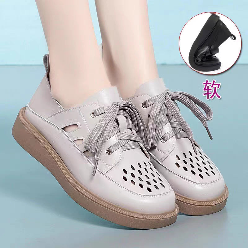 Damen Sportliche Sneaker mit atmungsaktivem Obermaterial und modischen Cut-Outs R&B