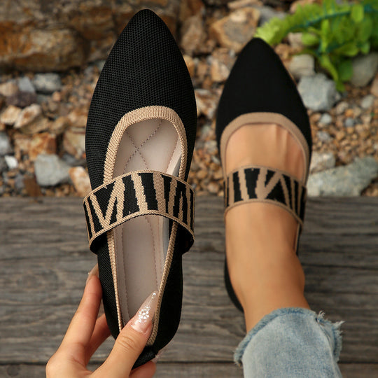 Damen elegante Slingback-Ballerinas R&B