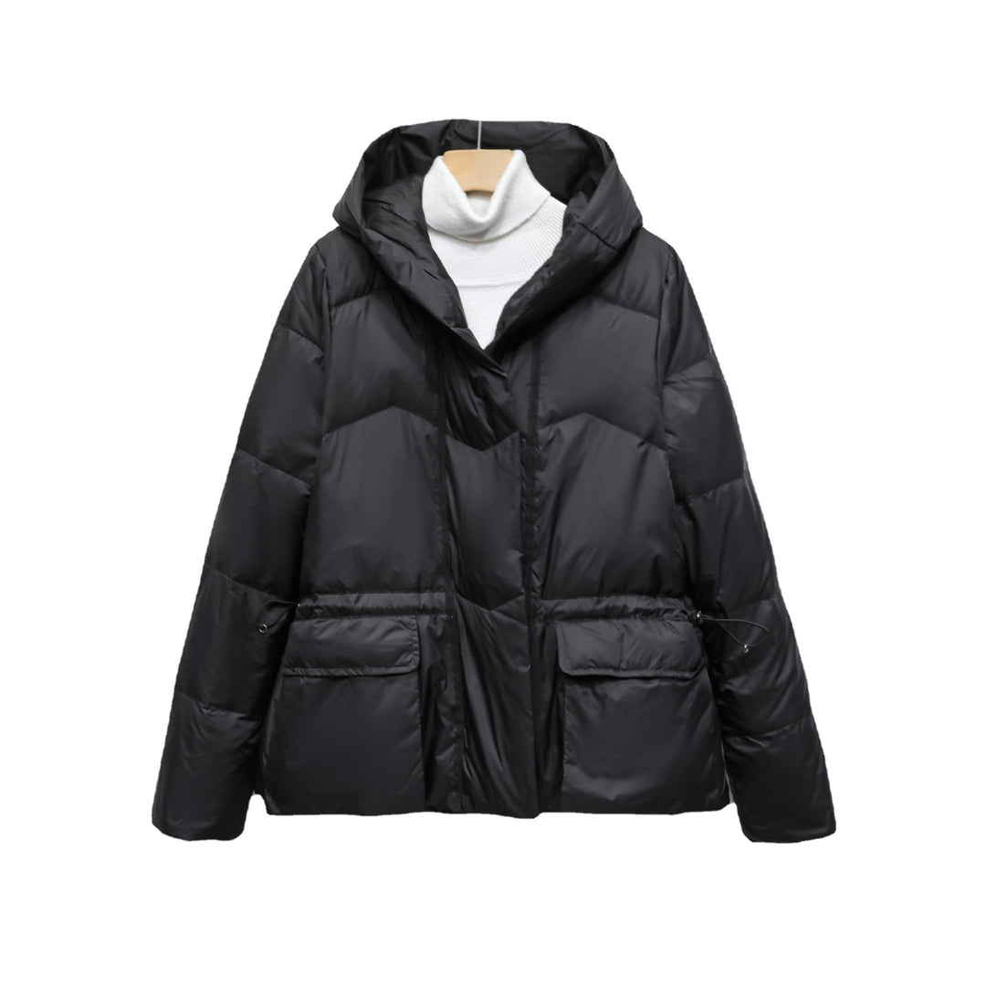 Damen Wintersteppjacke mit stylishen Taschen und Kapuze R&B