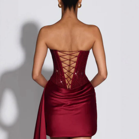 Damen festliches Couture-Kleid R&B
